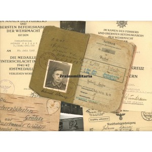 36.ID and Sturm-Bataillon Pz.AOK.3 Soldbuch grouping