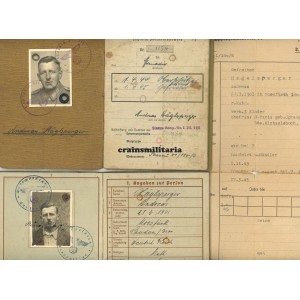 454.ID Soldbuch and Wehrpass, France, Poland