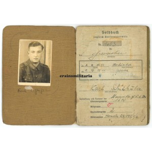 559.VGD France 1945 WIA Soldbuch