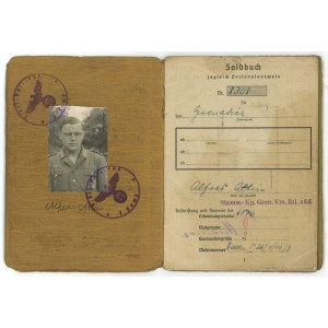 36.VGD France 1944 POW Soldbuch