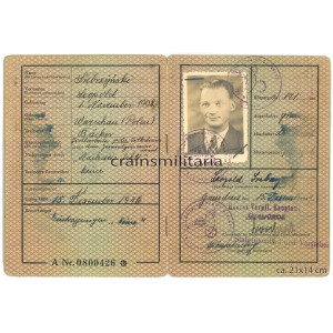 Ausländer-Ausweis W to Polish baker