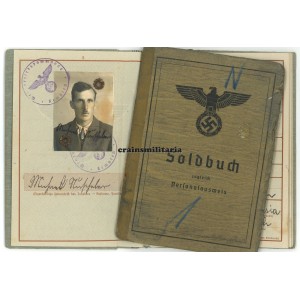 Russia 1941 KIA Soldbuch & Wehrpass Russia 1941 KIA Soldbuch & Wehrpass