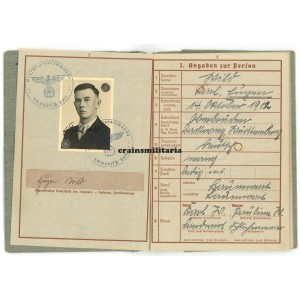 5.JD KIA Jäger Sanitäter Wehrpass