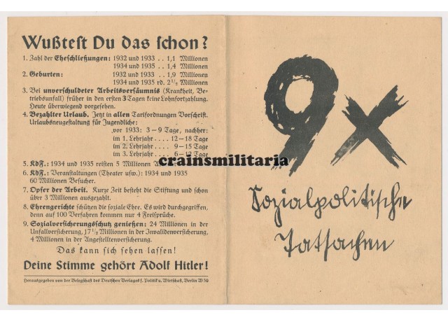 1936 Elections propaganda