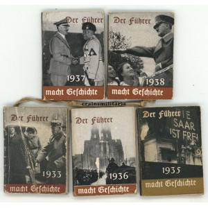Der Führer macht Geschichte - Set of WHW booklets
