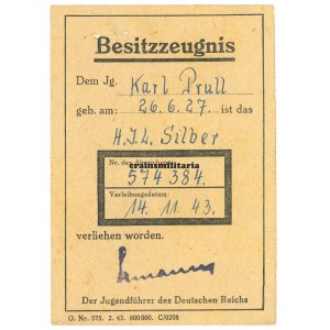 HJ-Leistungsabzeichen in Silber citation