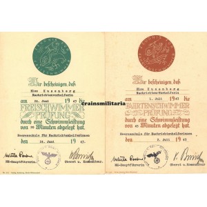 Nachrichtenhelferin swimming citations