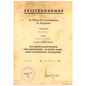 Minensuchabzeichen citation