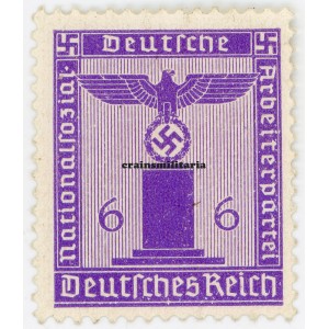 NSDAP 6 Reichspfennig stamp