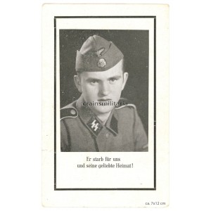 Leibstandarte LSSAH Death card - Ukraine 1944